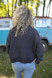 Mallory Turtleneck Sweater Charcoal