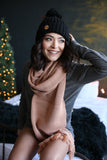 Grey Acrylic Scarf