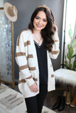 Zoey Striped Cardigan
