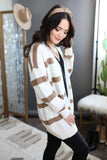 Zoey Striped Cardigan