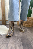 Matisse Trader Brown Snake Bootie