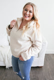 Caroline Fleece Pullover Natural