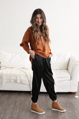 Gabby Pocket Sweater Ginger