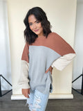 Riley Sweater Clay/Mint