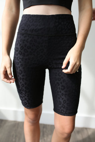 Tia Leopard Bermuda Shorts
